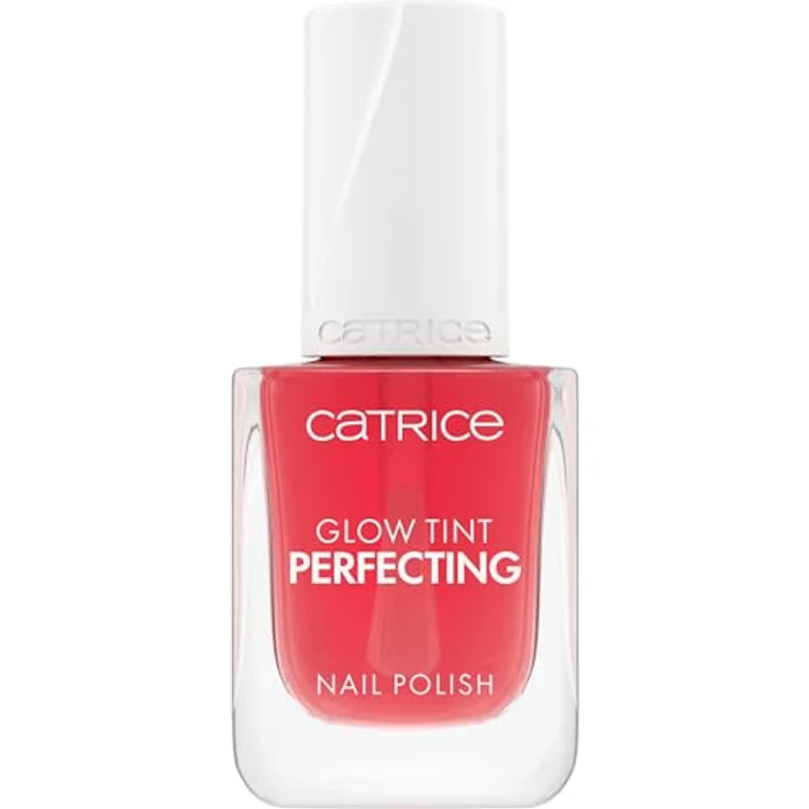Catrice Glow Tint Perfecting Nail Polish Nr. 010, Rot, aufhellend, pflegende Formel mit AHA, ohne Mikroplastik, 10.5ml – Bild 2