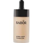 BABOR MAKE UP Hydra Liquid Foundation, Make-up für trockene Haut, Mit Hyaluronsäure, Mittel stark deckend, Langanhaltend, 06 natural, 1 x 30 ml