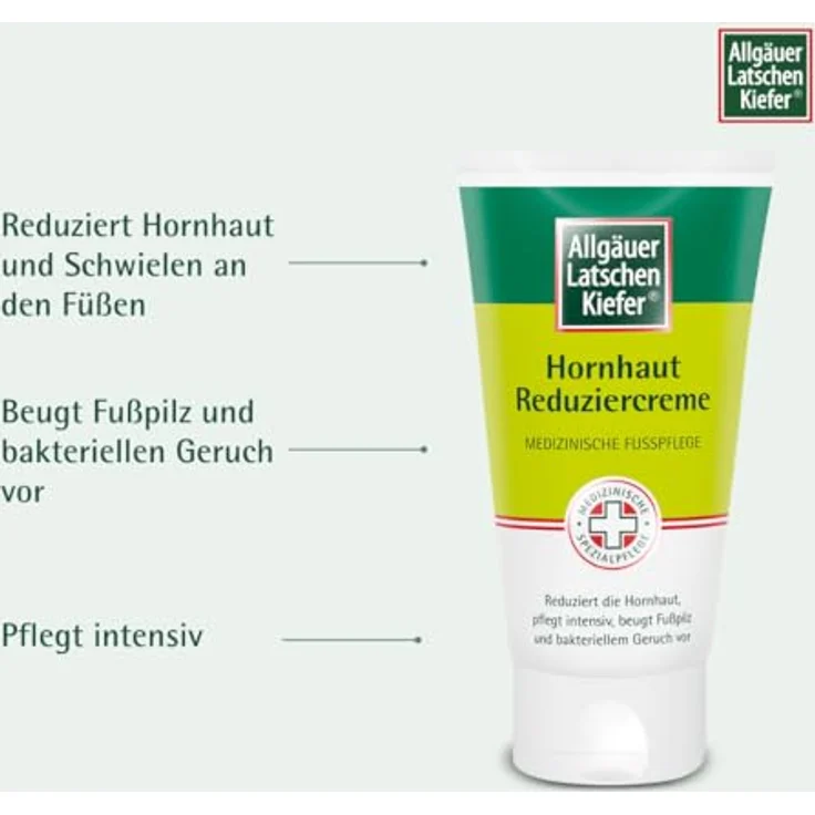 Allgäuer Latschenk. Hornhaut Reduziercreme 150 ml – Bild 4