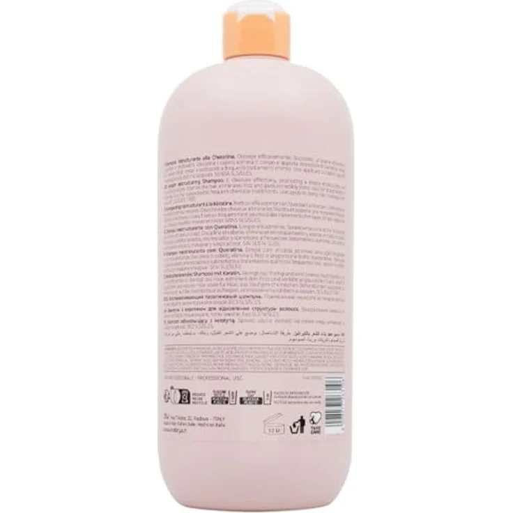 Inebrya Ice Cream Keratin Restructuring Shampoo - Shampoo Ristrutturante 1000ml, Haarpflege für professionelle Ergebnisse – Bild 2