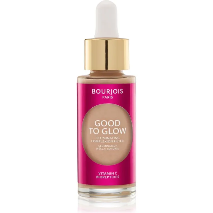 Bourjois Good to Glow Primer Make-up Grundierung, Farbton 003 Light, 30 ml, vegan und feuchtigkeitsspendend