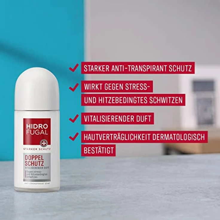 HIDROFUGAL Doppel Schutz Deodorant Roll-On 50 ml – Bild 3