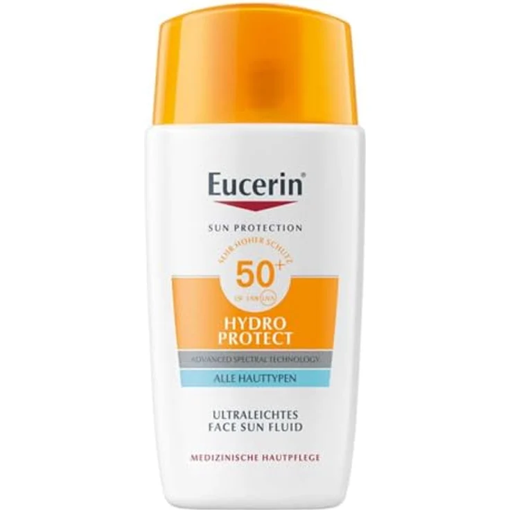 Eucerin Sun Hydro Protect Face Sun Fluid LSF 50+ 50 ml, Ultraleichtes Sonnenfluid für das Gesicht – Bild 1