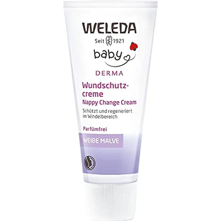 Weleda Baby Derma Weiße Malve Wundschutzcreme parfümfrei 50 ml – Bild 2