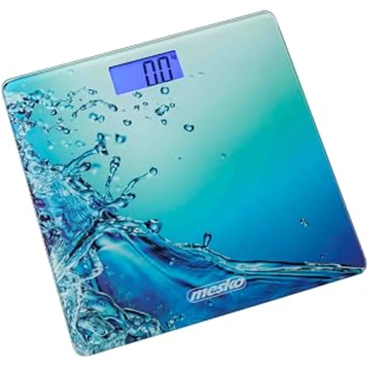 Mesko MS, 8156 Personenwaage aus Glas, Digitalwaage mit 150 kg maximaler Tragkraft – Bild 8