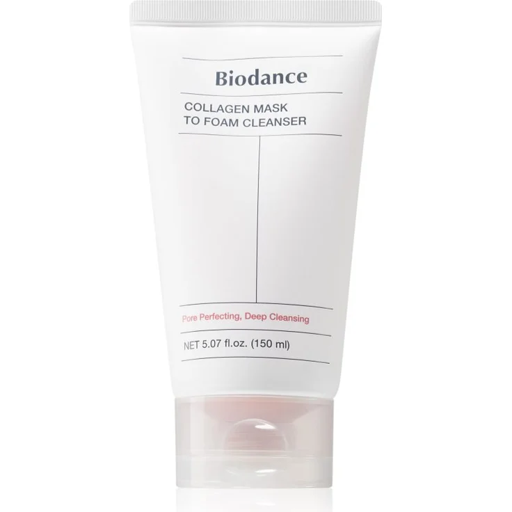 Biodance Collagen Mask To Foam Cleanser, tiefenreinigende Gesichtsmaske mit Kollagen, 150 ml, für empfindliche Haut