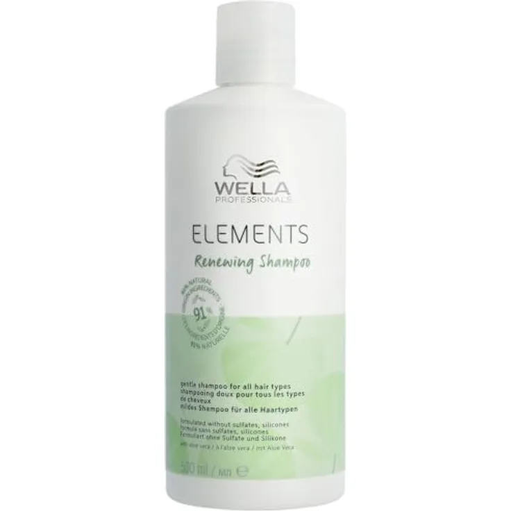 Wella Professionals Elements Renewing Shampoo 500 ml - NEU, Milde Haarpflege für trockene Kopfhaut