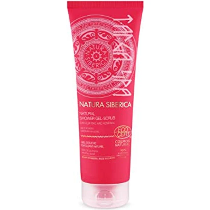 Natura Siberica Taiga Spa, Natürliches Peeling-Duschgel, 200 ml, für sanfte Reinigung und exfolierende Wirkung