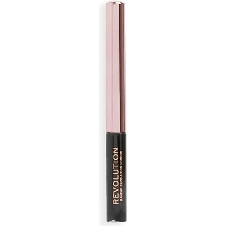 Makeup Revolution, Super Flick Liquid Eyeliner, Highly Pigmented, Black, 2.4ml – Bild 2