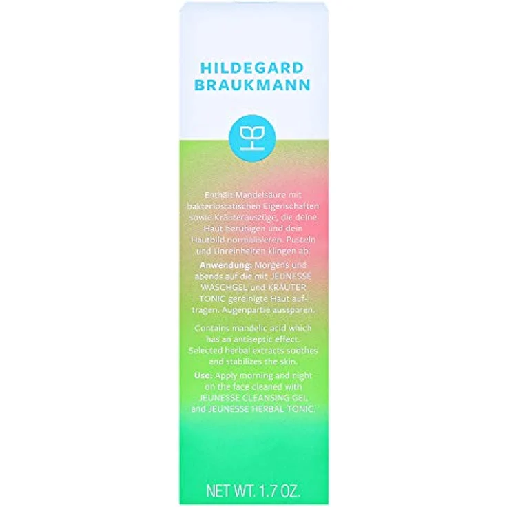 Hildegard Braukmann Jeunesse Kräuter Creme Gel 50 ml Tagespflege – Bild 2