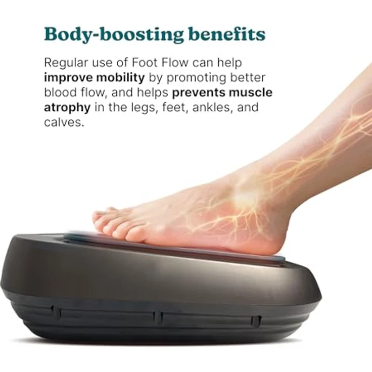 Homedics Foot Flow Mobility Booster, vibrierendes Fußmassagegerät mit Wärme, 20 Intensitäten, 3 Modi, fördert Durchblutung und revitalisiert müde Muskeln – Bild 4
