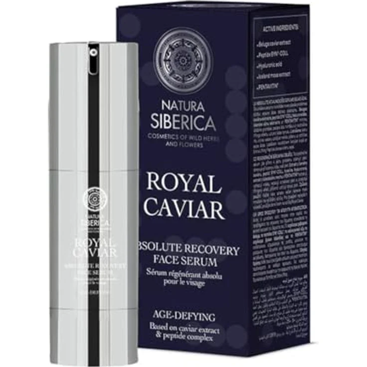 Natura Siberica Royal Caviar Face Serum, Gesichtsserum zur Revitalisierung mit Kaviar-Extrakt, 30 ml – Bild 4