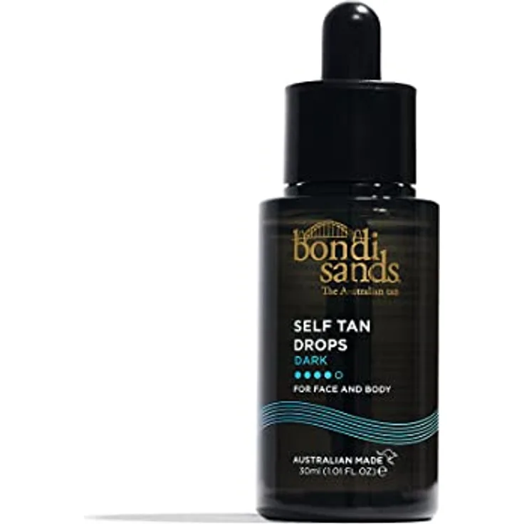 Bondi Sands - Self Tan Drops Dark - Selbstbräuner für Gesicht und Körper in Tropfen, individuell dosierbar, für eine intensive Bräune, 30ml