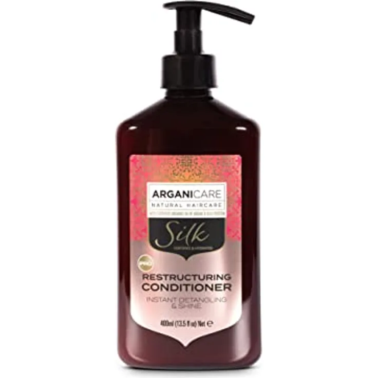 Arganicare Silk Revitalizing Shampoo – Instant Detangling and Shine Hair. 400ml
