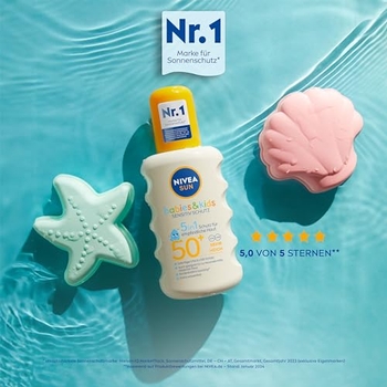 NIVEA SUN Sonnenspray Für Kinder LSF 30 – 200 Ml, Wasserfest, Dermatologisch Bestätigt