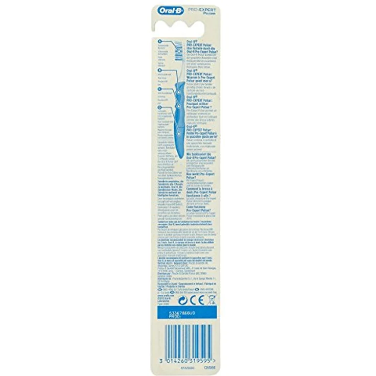 Oral-B Pulsar Pro-Expert Batteriebetriebene Handzahnbürste, mit Vibrierend, Sanft zum Zahnfleisch - Preisvergleich – Bild 2
