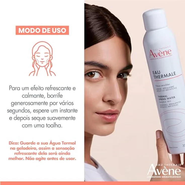 Avene Eau Thermale Thermalwasser Spray Empfindliche Haut 300 ml, Textur: Flüssig, feuchtigkeitsspendende Wirkung – Bild 4