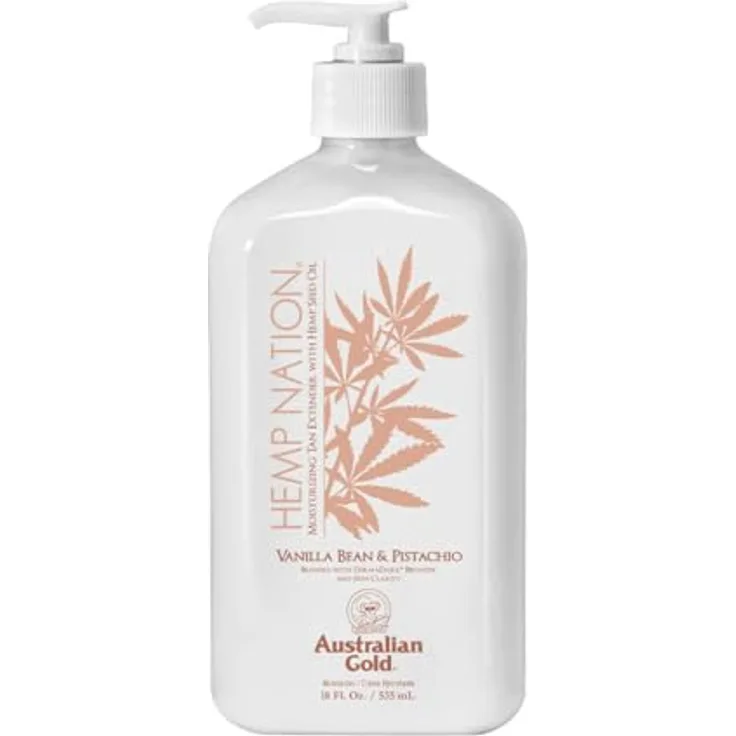 Australian Gold HEMP NATION VANILLA BEAN & PISTACCHIO After Sun Feuchtigkeitscreme, 535 ml, intensive Hautpflege nach dem Sonnenbad