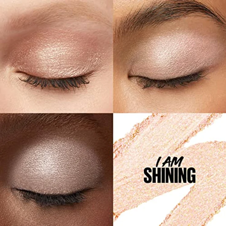 MAYBELLINE NEW YORK Color Tattoo 24 HR Lidschatten, Farbton 10 I am Shining, 1,4 g mit matter Textur und langanhaltender Farbabdeckung – Bild 2