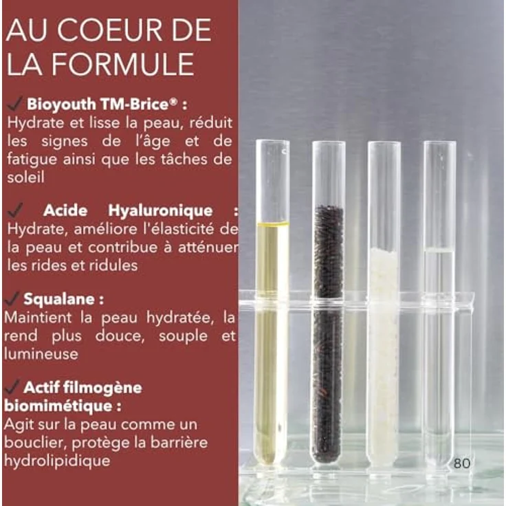T.LeClerc Anti-Aging-Serum Nr. 12 Moka – Flüssige Foundation Pflege mit Hyaluronsäure, leuchtendem Teint und Second Skin Effect, 30 ml – Bild 5
