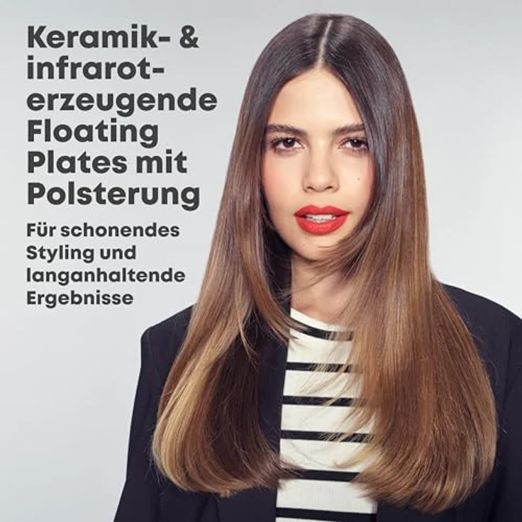 Revamp Professional Enigma Tri-Care Straightener ST-2900-EU, Haarglätter mit flexiblen Infrarot-Keramikplatten und ionisierendem Pflegesystem, Unisex, 1 ct, 130 - 235 °C – Bild 6