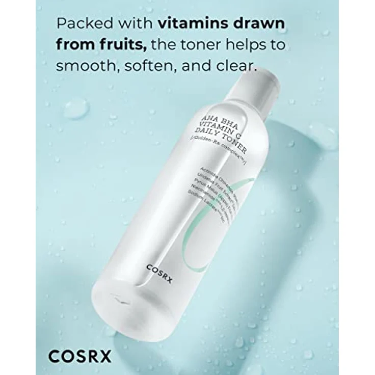 COSRX Refresh AHA/BHA Vitamin C Daily Toner - Gesichtswasser mit AHA/BHA-Säuren und Vitamin C 150ml | Koreanische Hautpflege – Bild 2