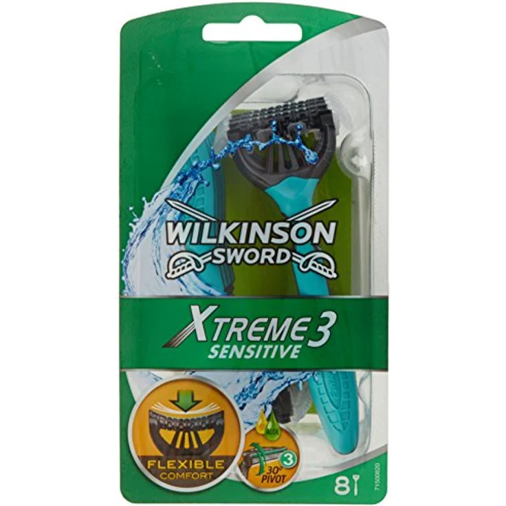 Wilkinson Sword Xtreme 3 Sensitive Einwegrasierer 8 Stück – Bild 3