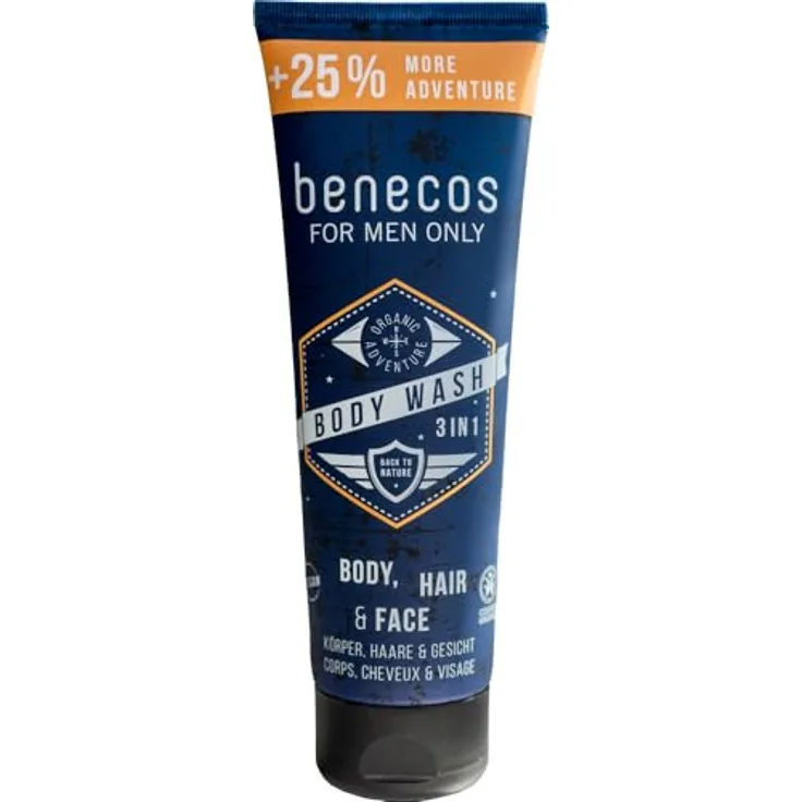 benecos for men only Body Wash 3in, Duschgel 1500 ml