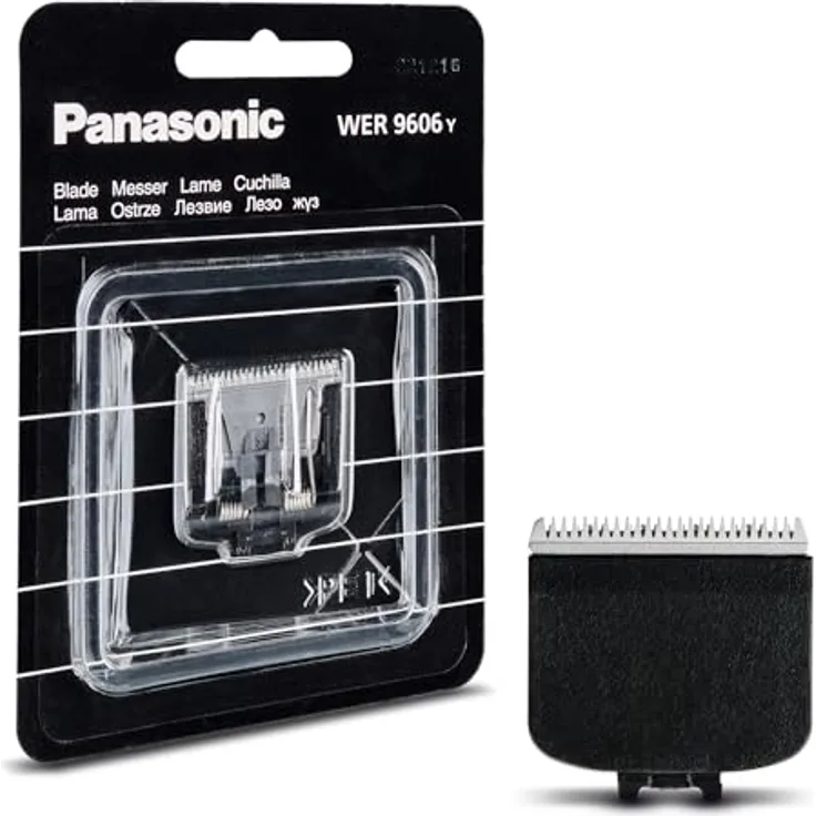 Panasonic WER9606Y136 Ersatz-Trimmerklinge, ultrascharfe 45° Edelstahlklingen für ER-GY10CM, ER-GB52, ER-GB44, ER-GB43, ER-GB42, ER-GB40 & ER2403, japanische Technologie