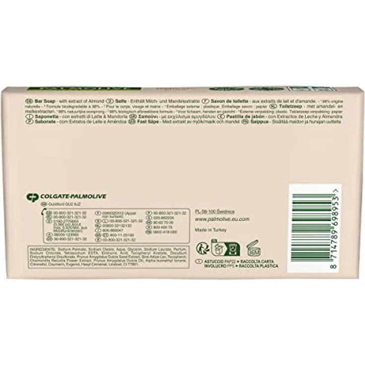 Palmolive PA027346 Delicate Care with Mandelmilch, 3 x 90 g, 3 x 90 g – Bild 3
