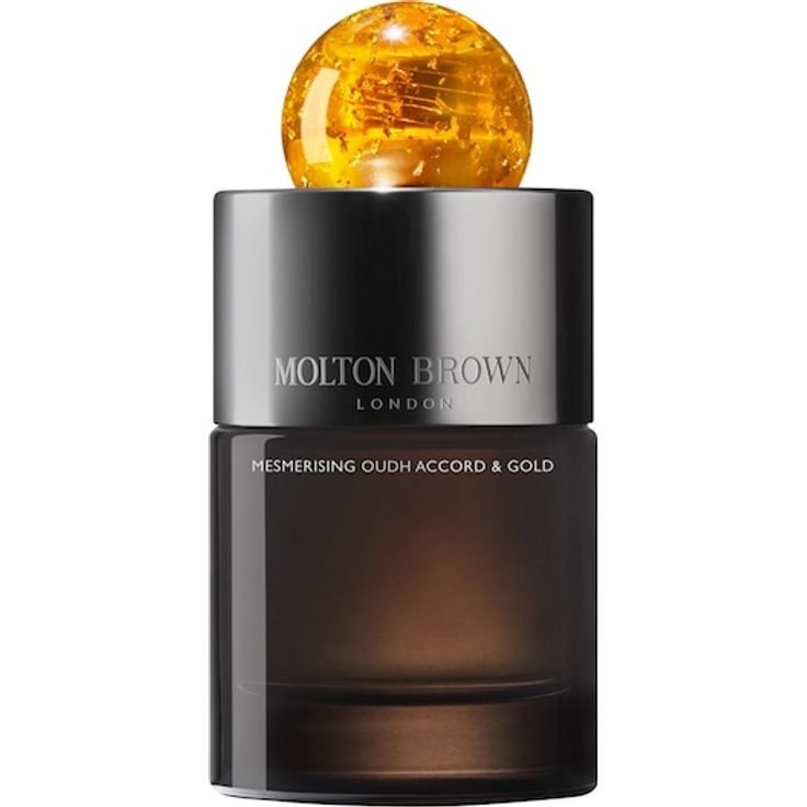 Molton Brown Mesmirising Oudh Accord & Gold Eau de Parfum Spray, Unisex Duft mit süßen und harzigen Noten, 100 ml