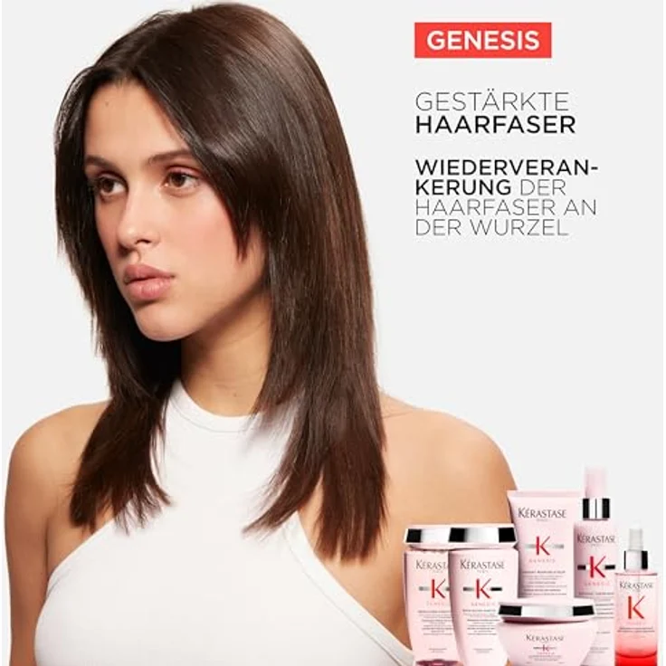 Kérastase Genesis Bain Hydra-Fortifiant, Stärkendes Shampoo für schwaches Haar mit Neigung zu Haarausfall, 80 ml – Bild 9