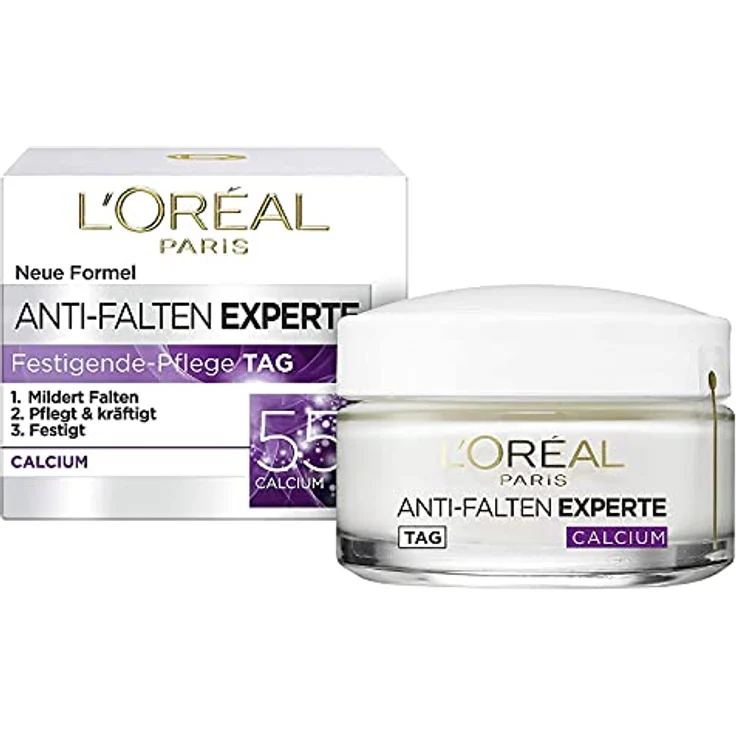 L'Oréal Paris Anti-Falten Experte 55+ Calcium Gesichtscreme 50 ml – Bild 4