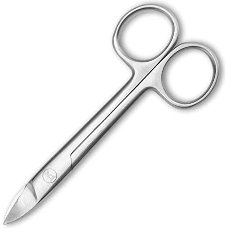 K-Pro Fußnagelschere, 11 cm Profi-Pediküre-Schere aus rostfreiem Edelstahl, scharf und gebogen für dicke und eingewachsene Zehennägel, ideal für Senioren und Diabetiker – Bild 3