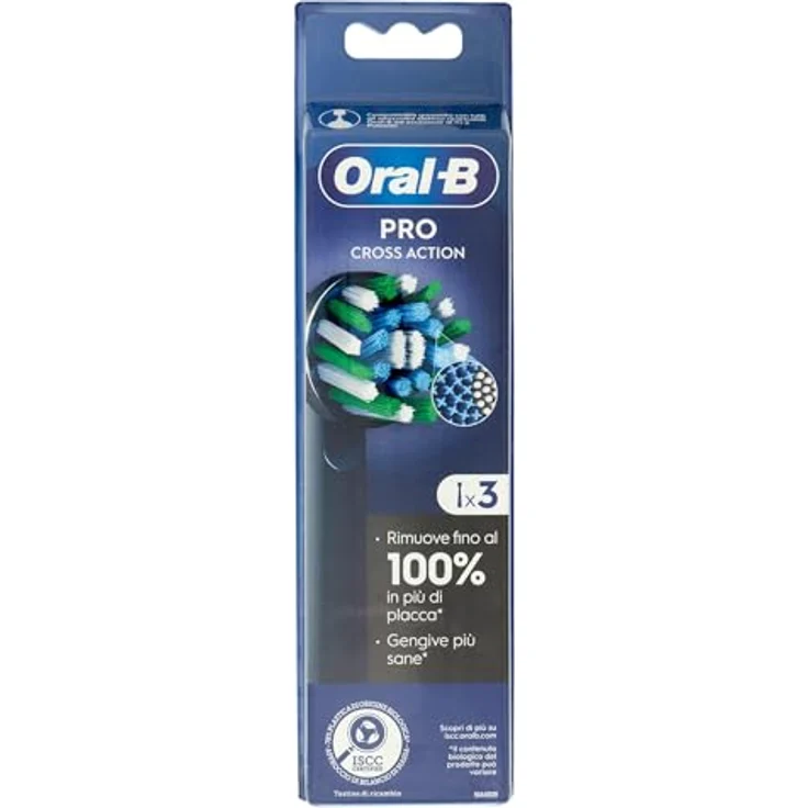 Oral-B Ersatzköpfe Pro Cross Action Black, 3 Köpfe – Bild 2