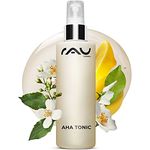 RAU Cosmetics Fruchtsäure Gesichtswasser AHA Tonic 200 ml - Gesichtstonic gegen Unreinheiten und Große Poren für Unreine Haut, Fettige Haut, Reife Haut - Toner mit Weißem Tee und AHA Säuren
