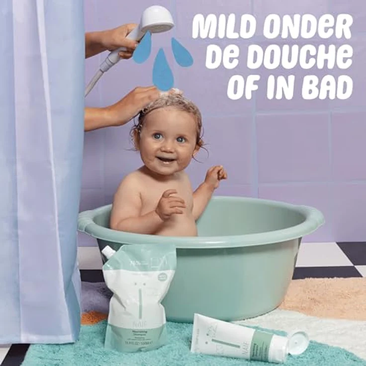 Naïf Pflegeshampoo für Baby und Kinder, 100% Vegan, 0% SLES, 700 ml - Natürliche Basis, ohne Mikroplastik, Silikone und Parabene – Bild 3