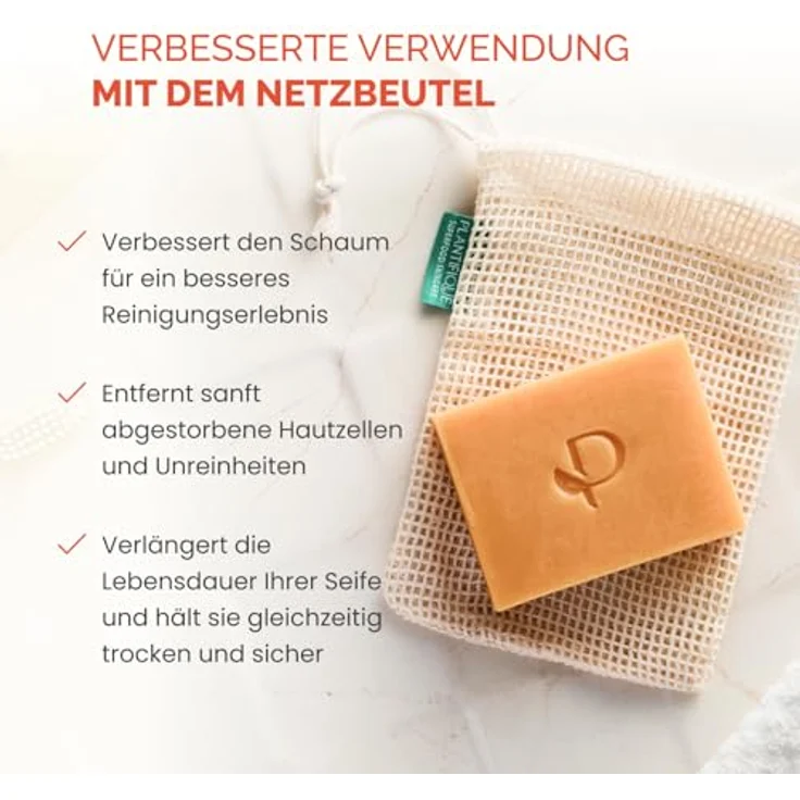 PLANTIFIQUE Kojic Acid Soap, 2 Stück - Kojisäure und Kurkuma Seife mit Hyaluronsäure, Kollagen und Vitamin C - Für Hyperpigmentierung und Dunkle Flecken, 160g – Bild 4