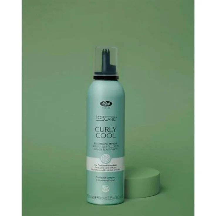 Lisap Top Care Curly Cool, Elastizitäts-Mousse für lockiges Haar, 250ml – Bild 2