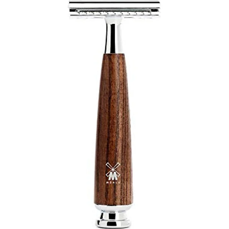 Mühle Rytmo 4-teiliges Rasierset Esche dunkel Rasierhobel – Bild 2