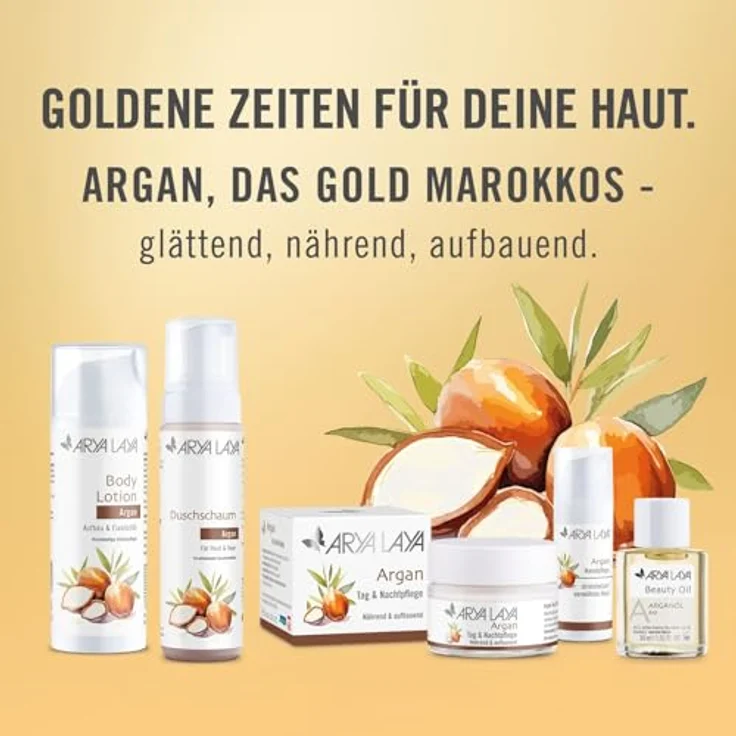 ARYA LAYA Handpflege Argan im 1er-Pack (1 x 50 ml): Nährende & schützende Pflege für Ihre Hände, reichhaltige Formel für streichelzart verwöhnte Haut, vegan, sinnlich orientalischer Duft – Bild 3