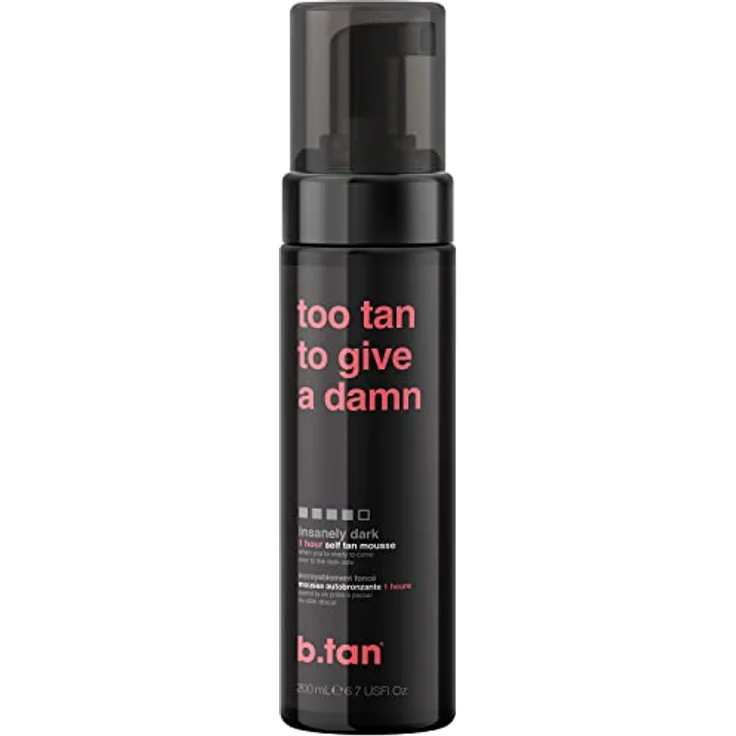 B.TAN b.tan Ultra-Dunkles Selbstbräunungsmousse, 1-Stunden-Express mit Goldener Bronze-Glow, veganfreundlich, 200 ml – Bild 1
