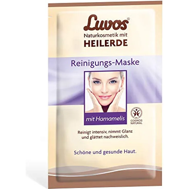 Luvos Crememaske Reinigung, mit Sofort-Effekt tiefenwirksame Reinigung, 2 x 7,5 ml