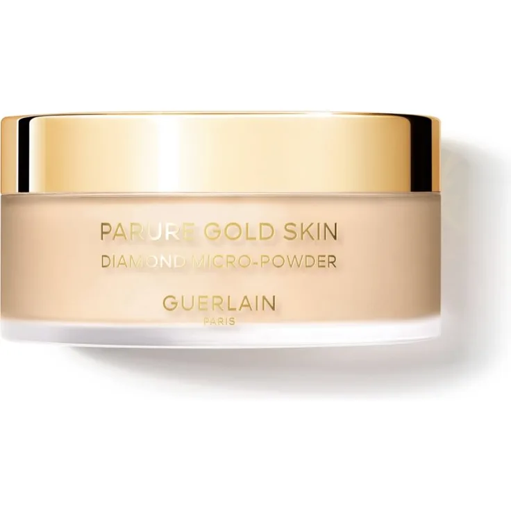 GUERLAIN Parure Gold Skin Diamond Micro-Powder, aufhellender loser Puder, Farbton 03 Medium, 35 g