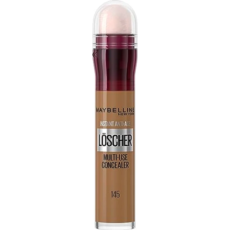 MAYBELLINE New York Abdeckstift, Instant Anti-Age Effekt Concealer, Löscher mit Mikro-Lösch-Applikator, Nr. 145 Warm Olive, 6,8 ml – Bild 1