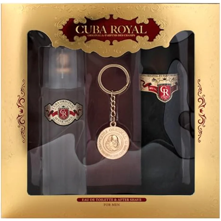 Cuba Royal Set Eau de Toilette (EdT) 100 ml + Rasierwasser 100 ml + Schlüsselanhänger – Bild 5