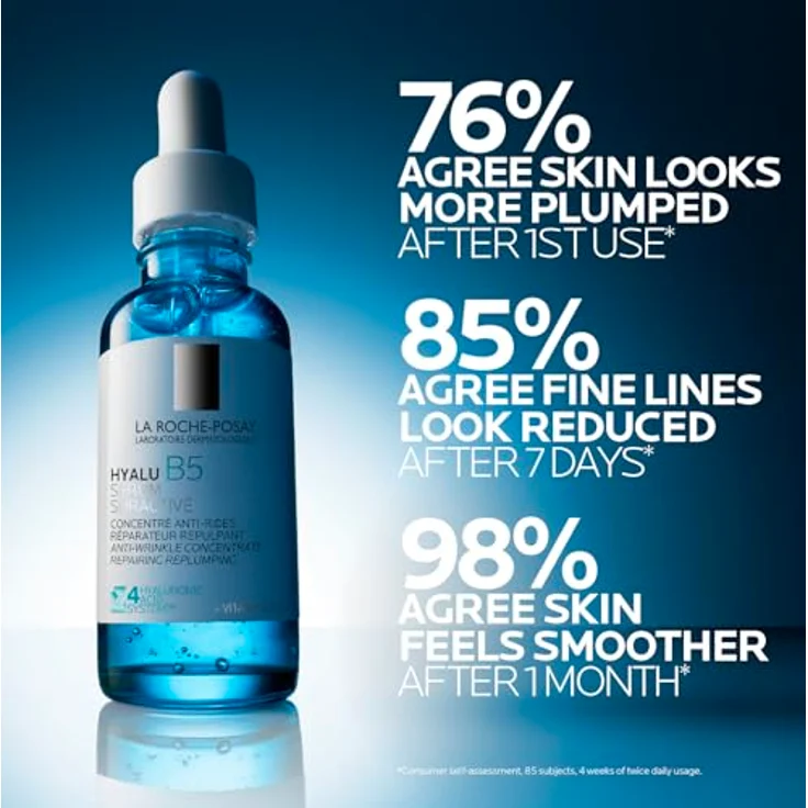 La Roche-Posay Hyalu B5 Suractivated Serum, konzentriertes Gesichtsserum gegen Falten, 30 ml – Bild 6