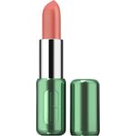 Clinique Pop Longwear Lipstick 01 Blushing Pop, satinierter Lippenstift mit bis zu 8 Stunden Haltbarkeit, 3,9 g