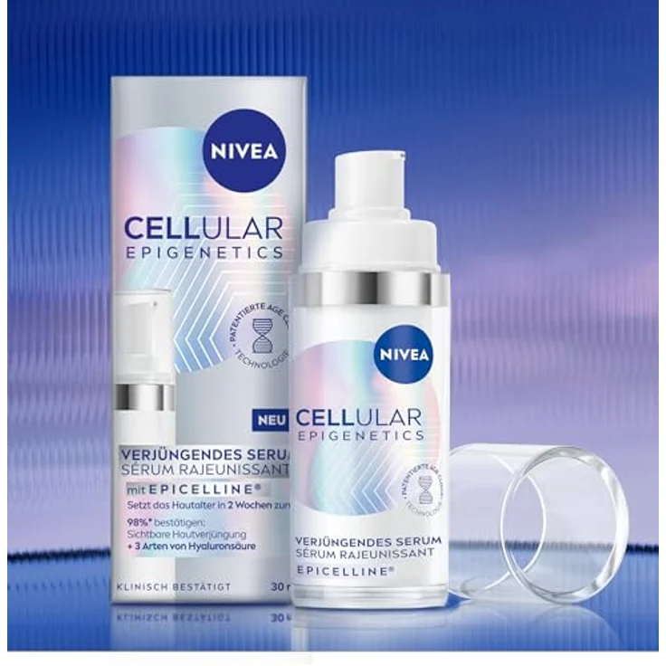 NIVEA Cellular Epigenetics Gesichtsserum, Anti-Aging Serum zur Hautverjüngung, 30 ml – Bild 9