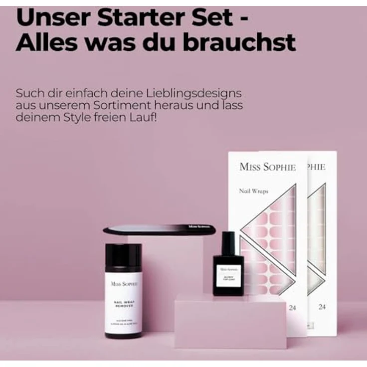 Miss Sophie Nagelfolie Lace Love Nageldesign 24 Stück – Bild 9
